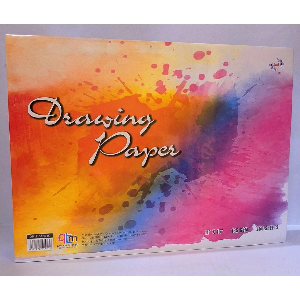 FAMOSA DP1115135-IK 11" X 15" B4 135GMS DRAWING PAPER 250'S