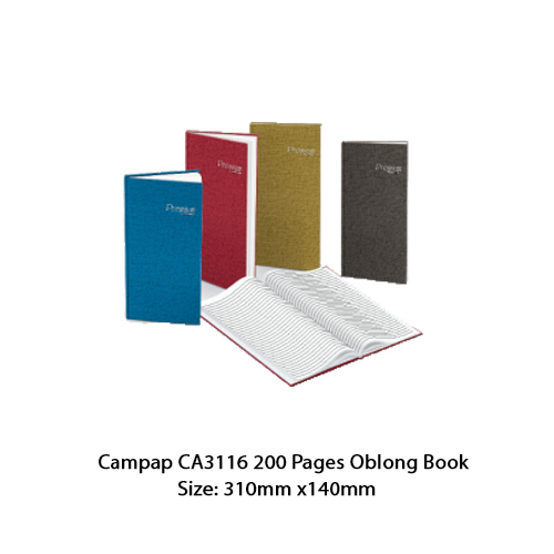 CAMPAP CA3116 200PGS OBLONG BOOK #