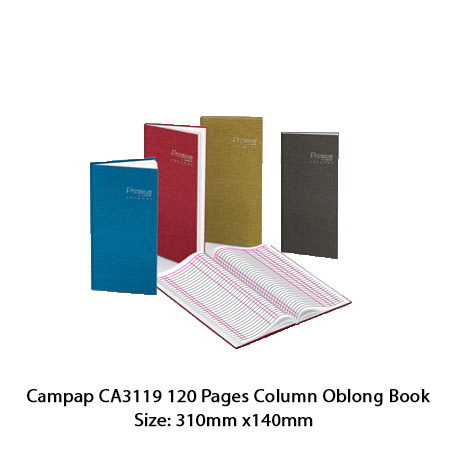 CAMPAP CA3119 120PGS COLUMN OBLONG BOOK #