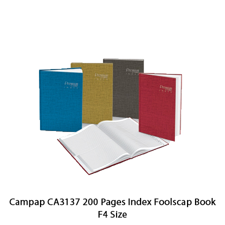 CAMPAP CA3137 200PGS INDEX F/S BOOK #