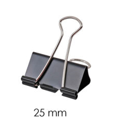 APLUS BC-2508 25MM BINDER CLIP 8'S