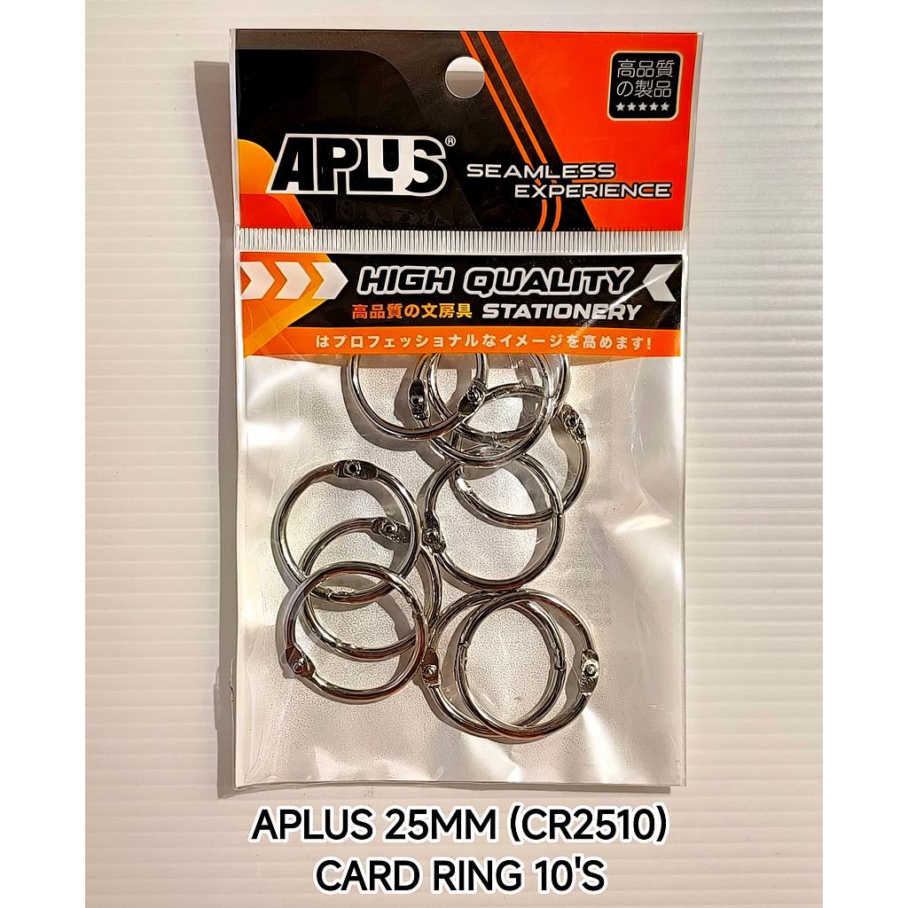 APLUS 25MM CARD RING 10'S (CR2510)