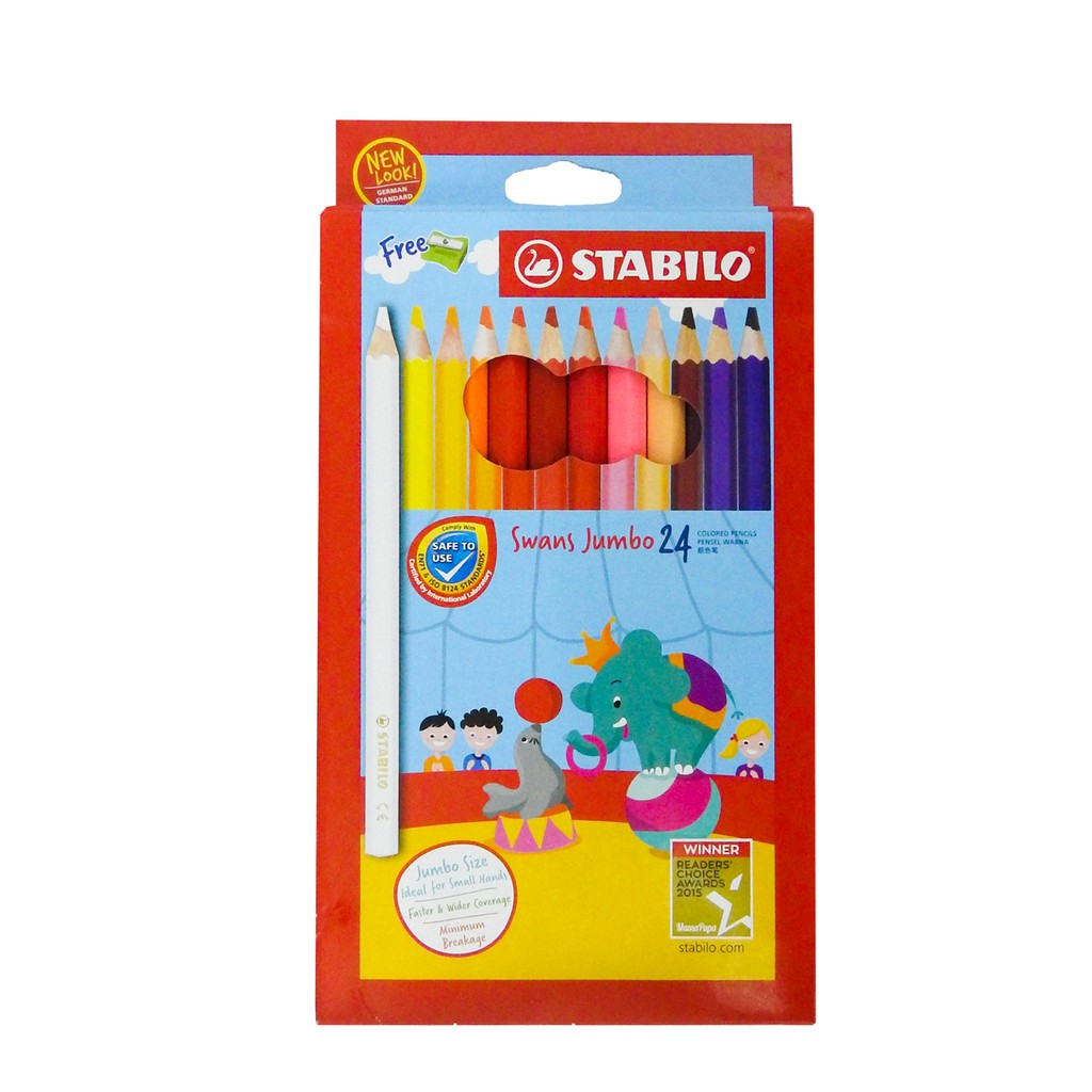 STABILO 1879J 24C JUMBO COLOUR PENCIL (L) !!