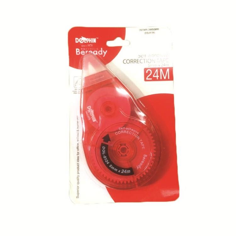 DOLPHIN 8124 CORRECTION TAPE - 5MM X 24M