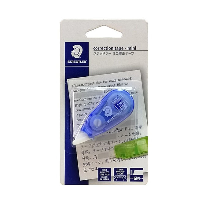 STAEDTLER 6201-3BKLO MINI CORRECTION TAPE - BLUE