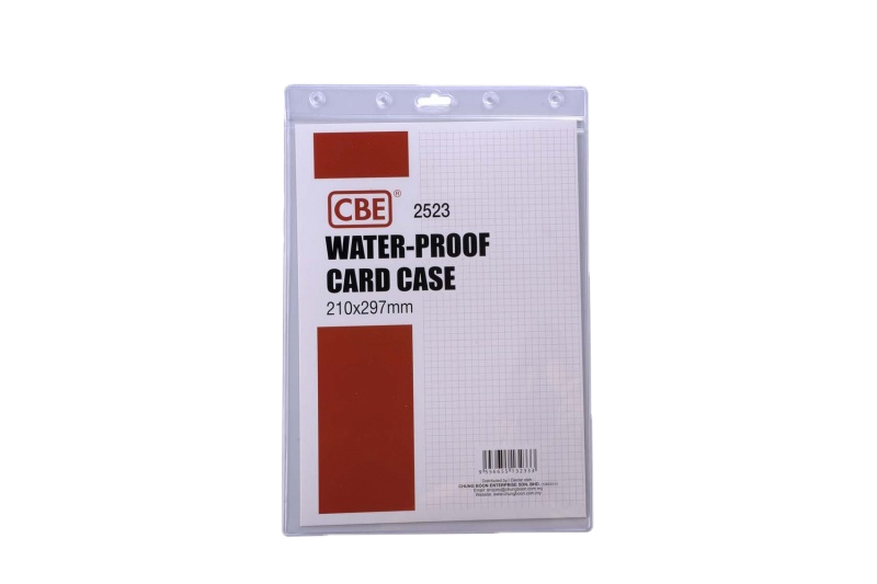 CBE 2523 WATER PROOF CARD CASE - 210 X 297MM (A4)