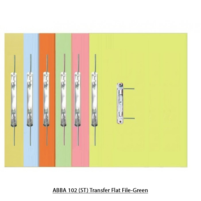 ABBA 102 (ST) TRANSFER FLAT FILE - GREEN #