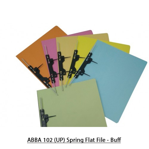 ABBA 102 (UP) SPRING FLAT FILE - BUFF #