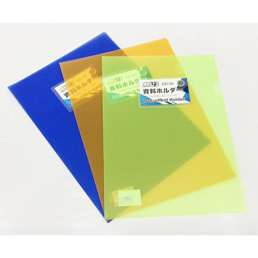 APLUS E813A A4 L SHAPE FILE WITH NAME CARD POCKET