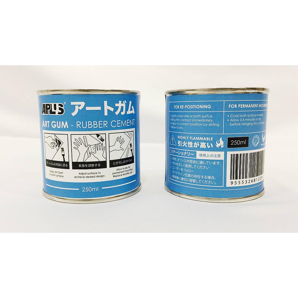 APLUS AG250 ART GUM - RUBBER CEMENT 250ML 