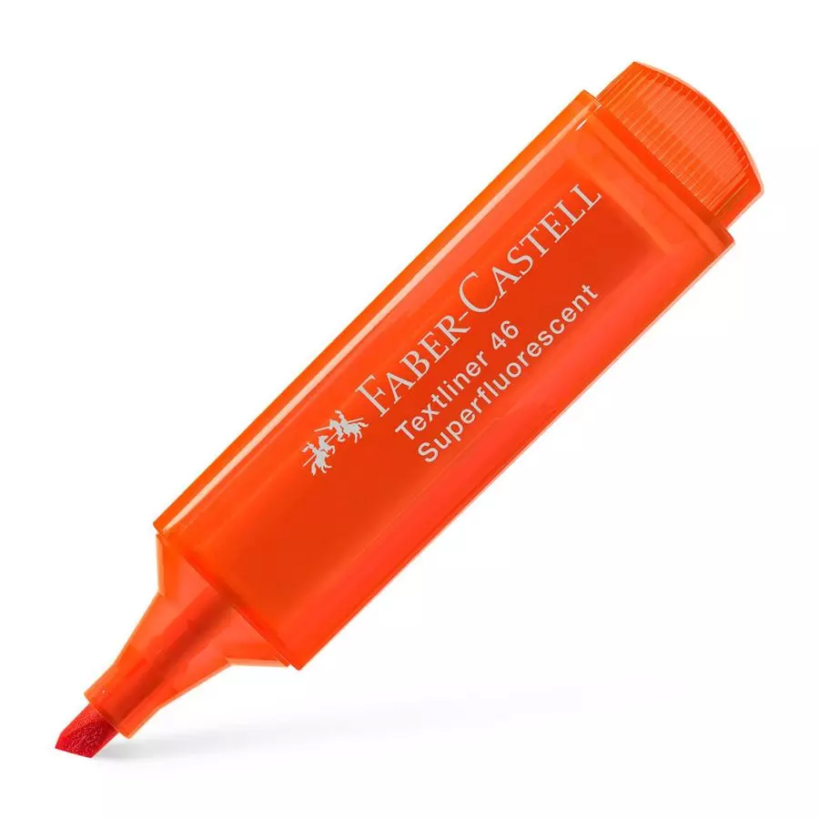 F/CASTELL 154615 SUPER FLOURESCENT TEXTLINER - ORANGE