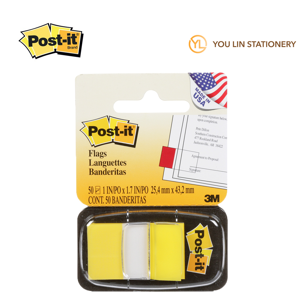 3M 680-5 TAPE FLAGS (YELLOW) !!
