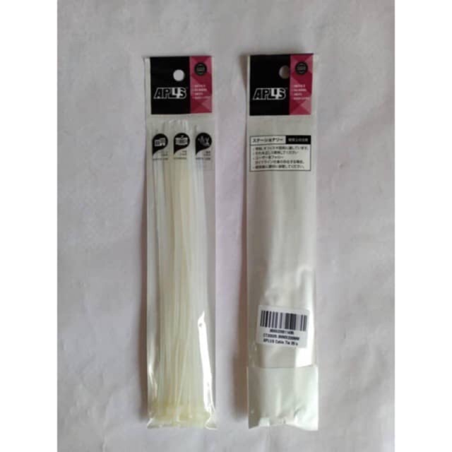 APLUS CT20025 3MM X 200MM CABLE TIE 25'S/PKT *