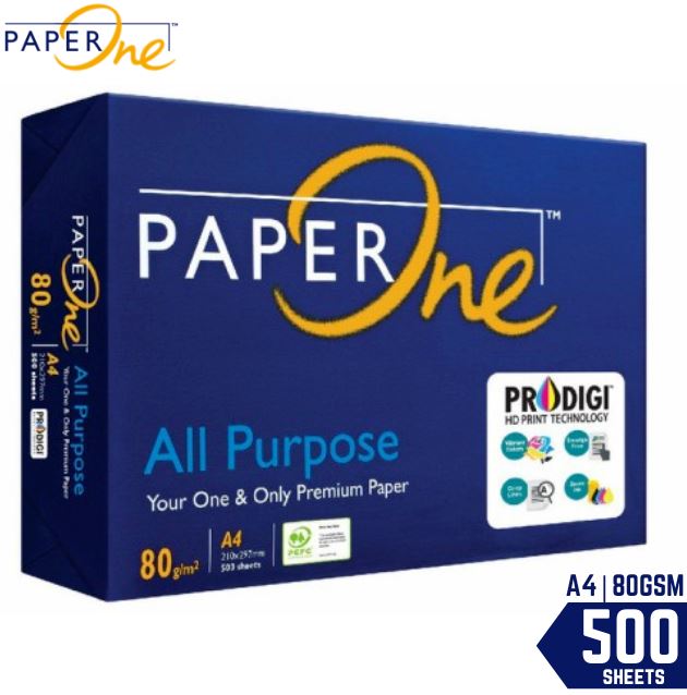 PAPER ONE A4 80GM P1AP PHOTOSTAT PAPER 500'S #