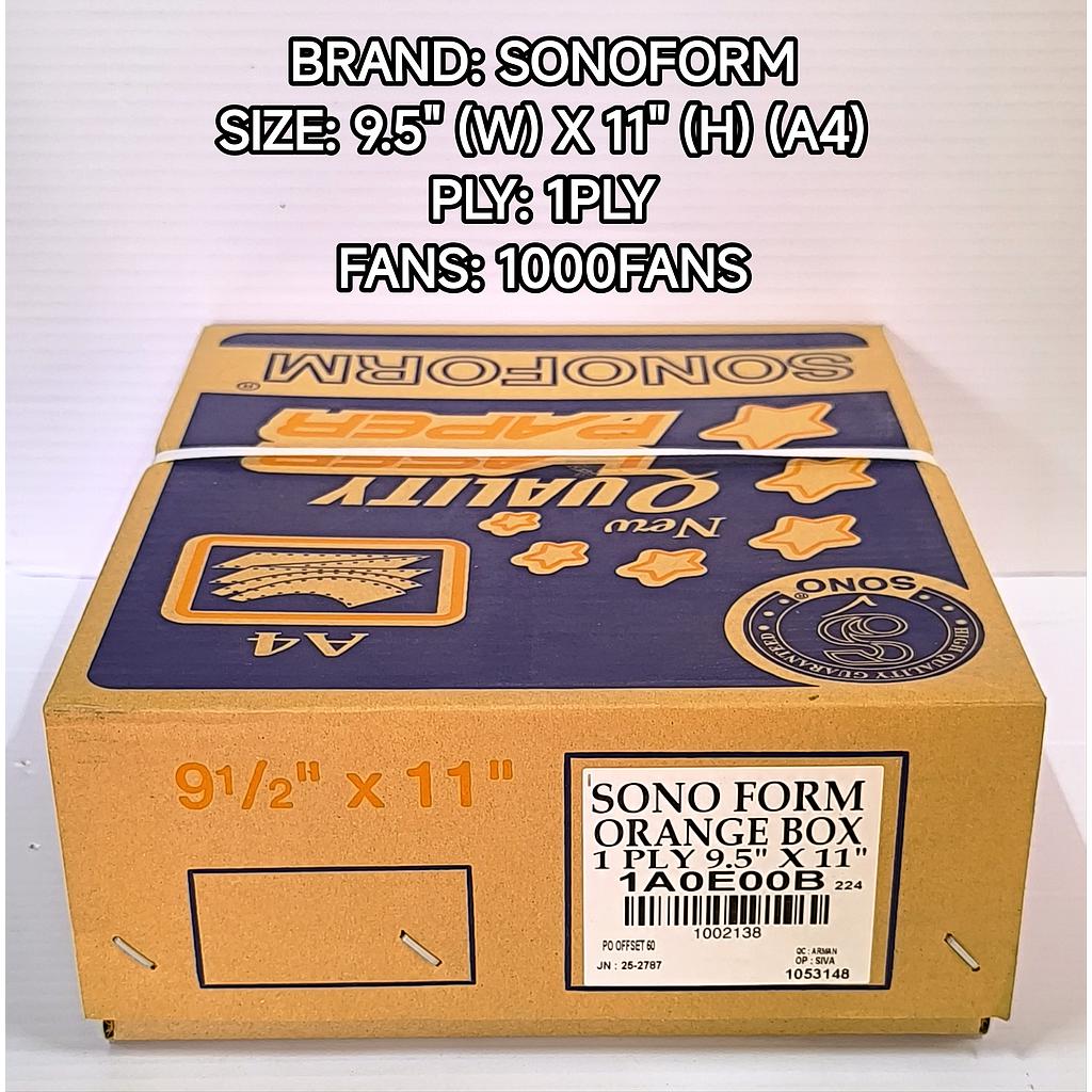 SONO COMPUTER FORM 9.5 X 11 1PLY 1000'F ^