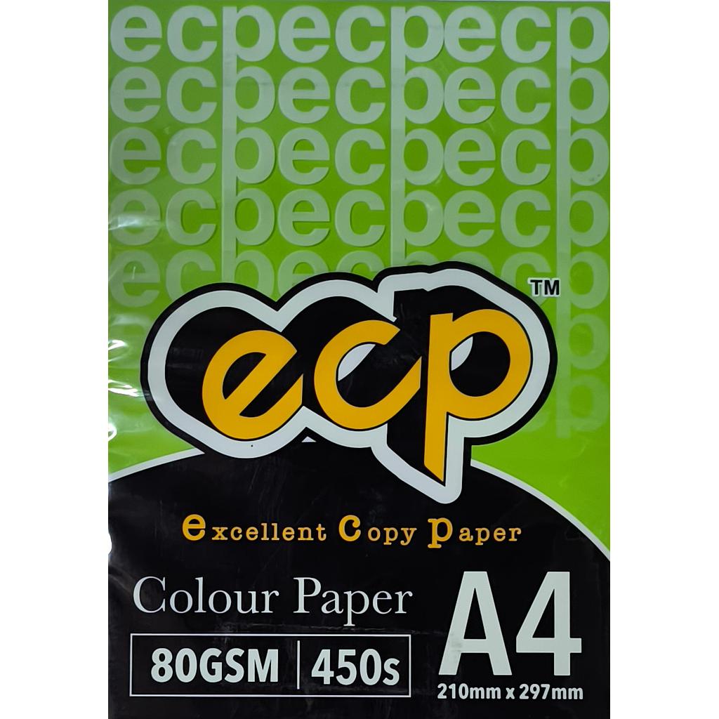 EXCELLENT CS230 A4 80GM COLOUR PAPER 450'S - PARROT/ D.GREEN #