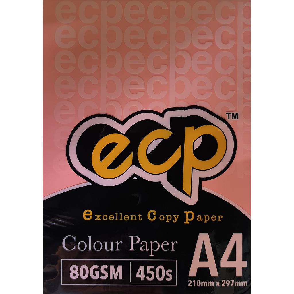 EXCELLENT CS342 A4 80GM COLOUR PAPER 450'S - C/PINK #