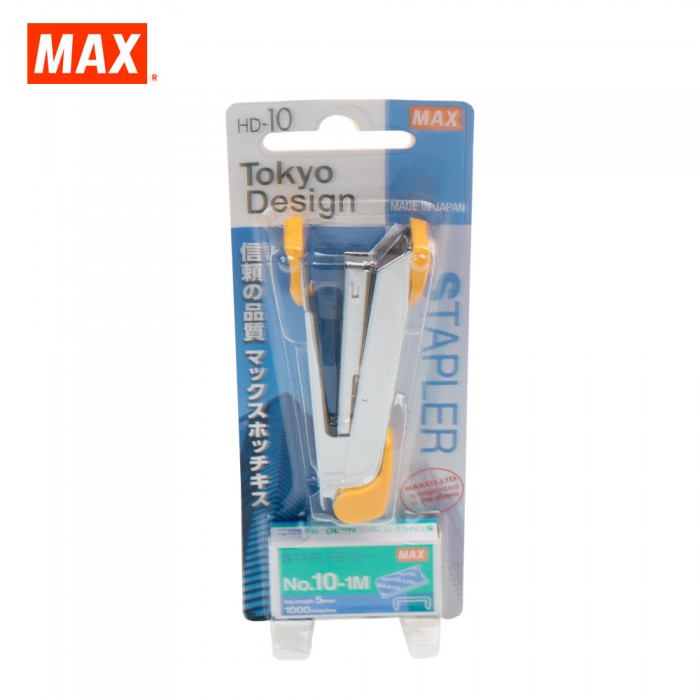 MAX HD-10K STAPLER + NO.10-1M - ROYAL YELLOW
