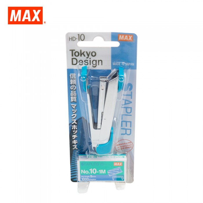 MAX HD-10K STAPLER + NO.10-1M - SKY BLUE
