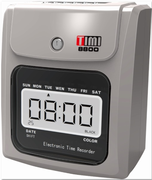 TIMI 8800N ELECTRONIC TIME RECORDER - DIGITAL
