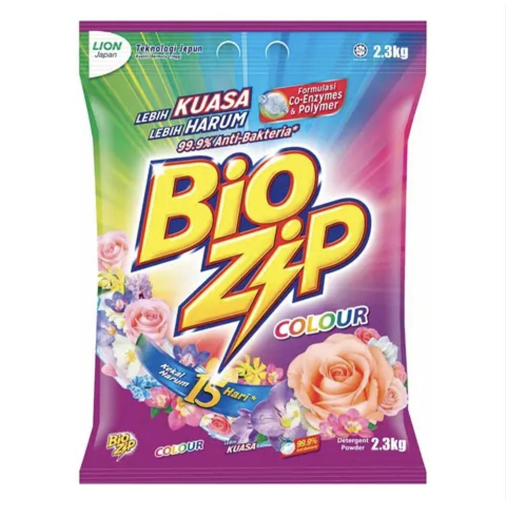 BIO ZIP 2.3KG POWDER DETERGENT (COLOUR)