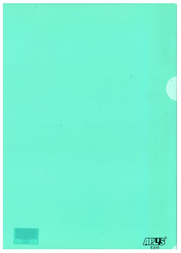 APLUS E310 A4 FILE HOLDER - GREEN