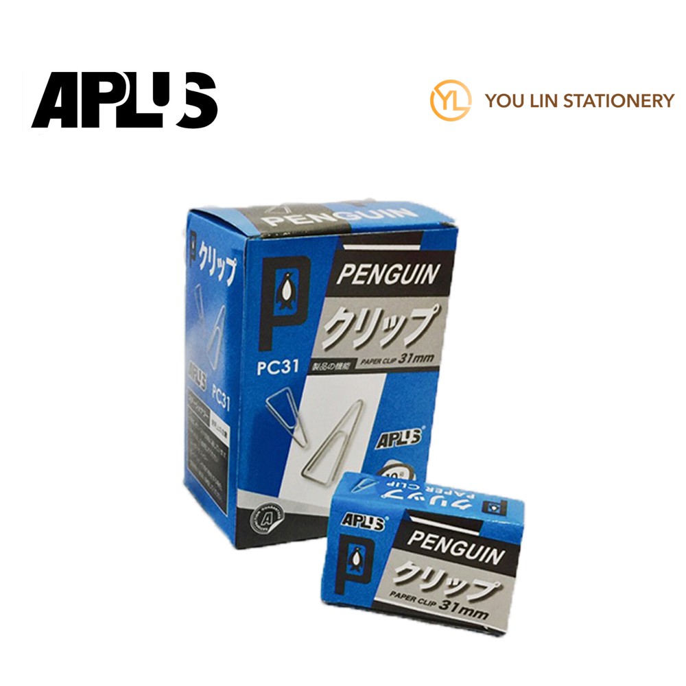 APLUS PC31 PENGUIN PAPER CLIP 31MM
