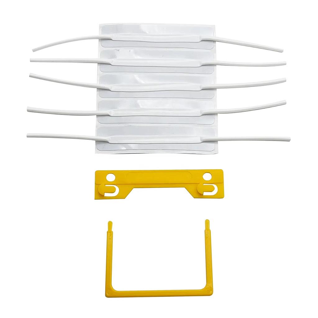 EF U-CLIP PLASTIC TRANSFER FASTENER - YELLOW