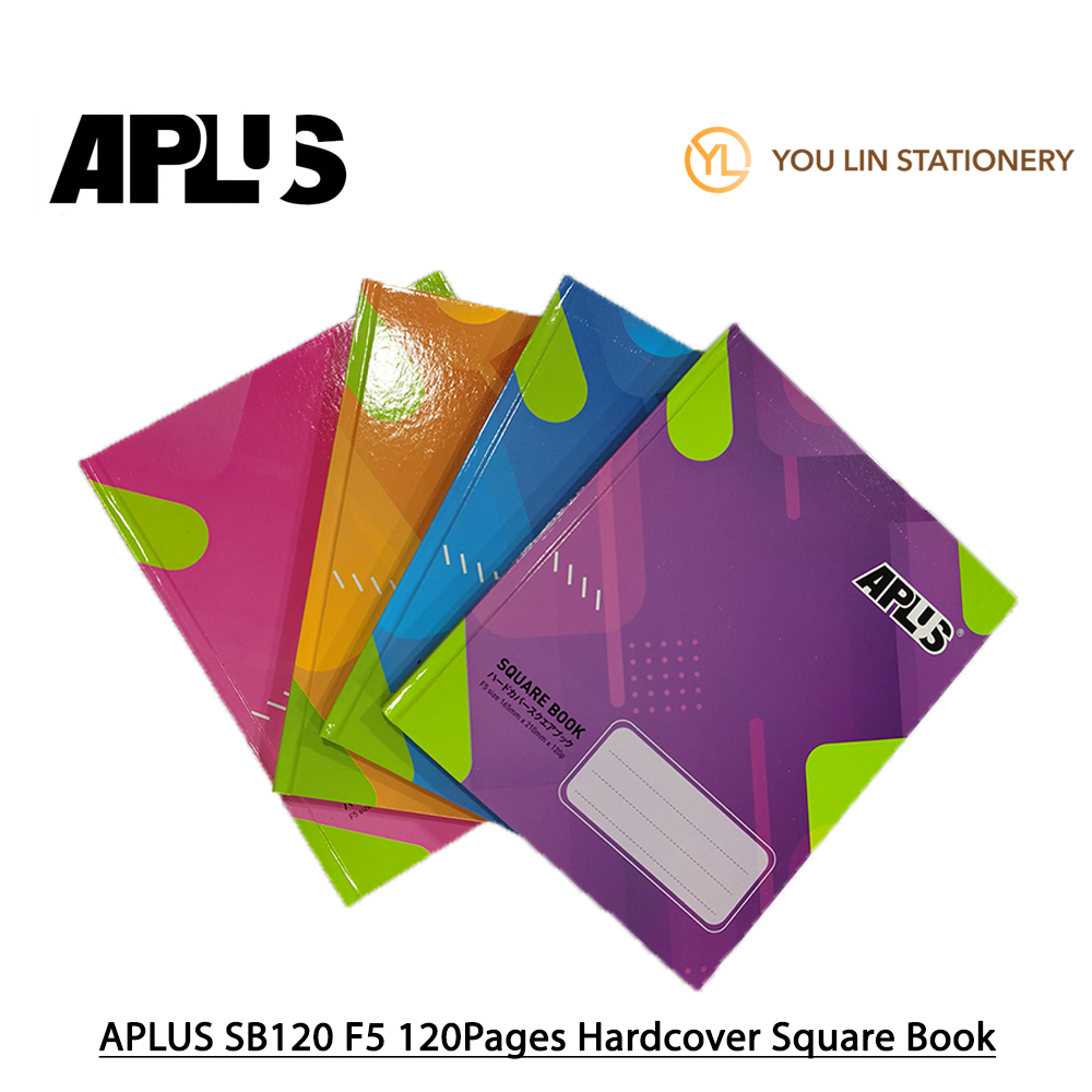APLUS SB120 F5 120PGS HARDCOVER SQ BOOK