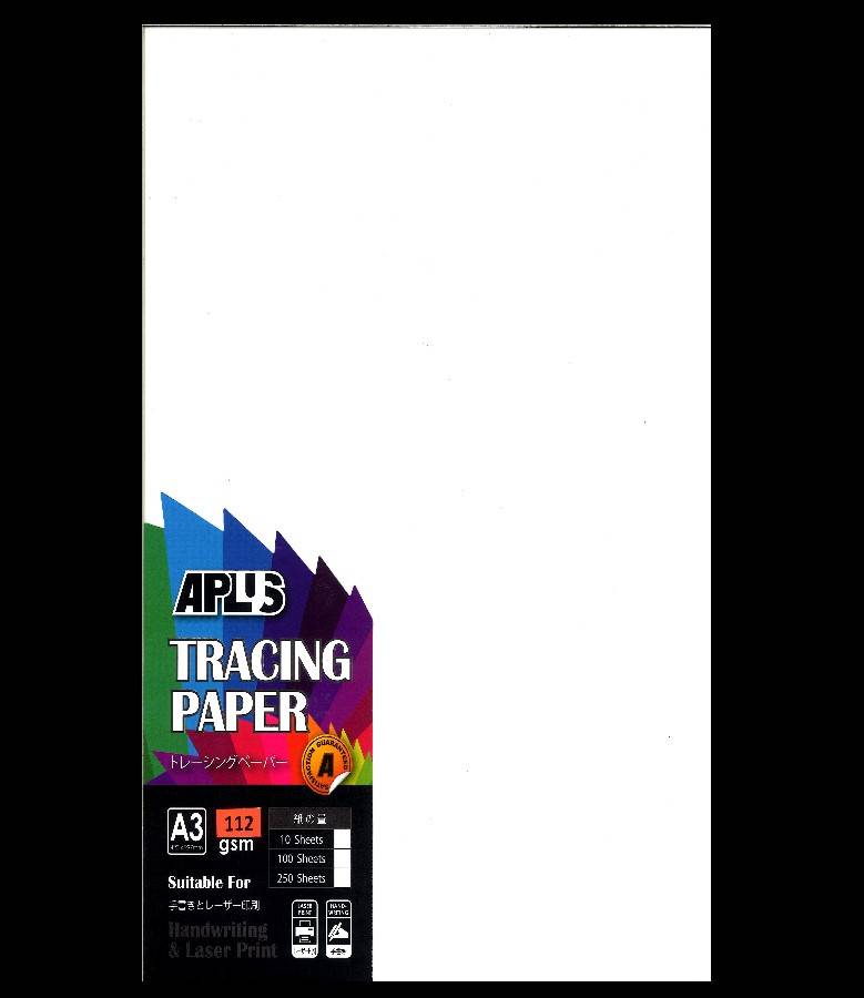 APLUS A3 112GM TRACING PAPER 100'S 