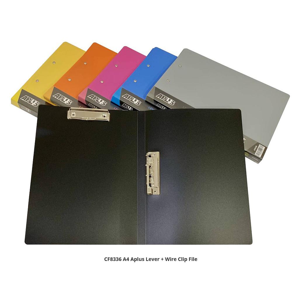 APLUS CF8336 A4 LEVEL &amp; WIRE CLIP FILE 