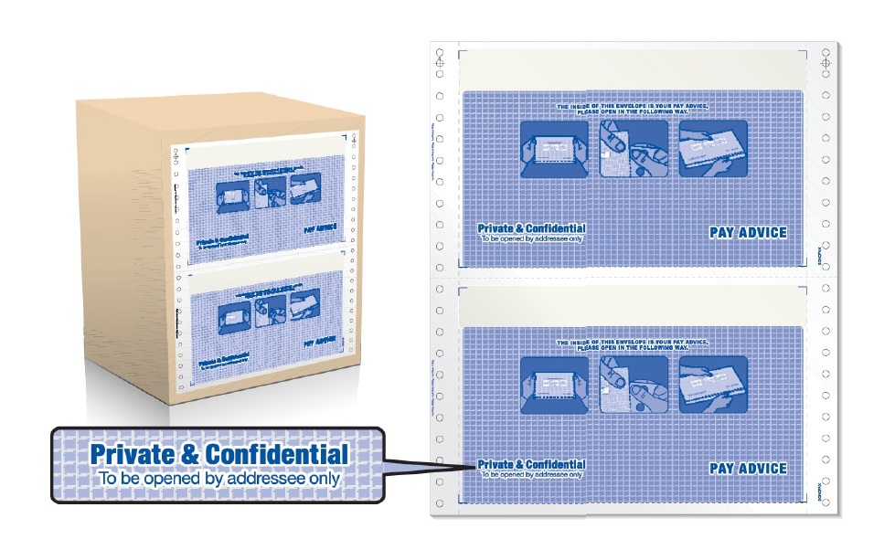 SONO 5.5" X 9.5" 3P2U MAILER FORM - PAYSLIP 500'F