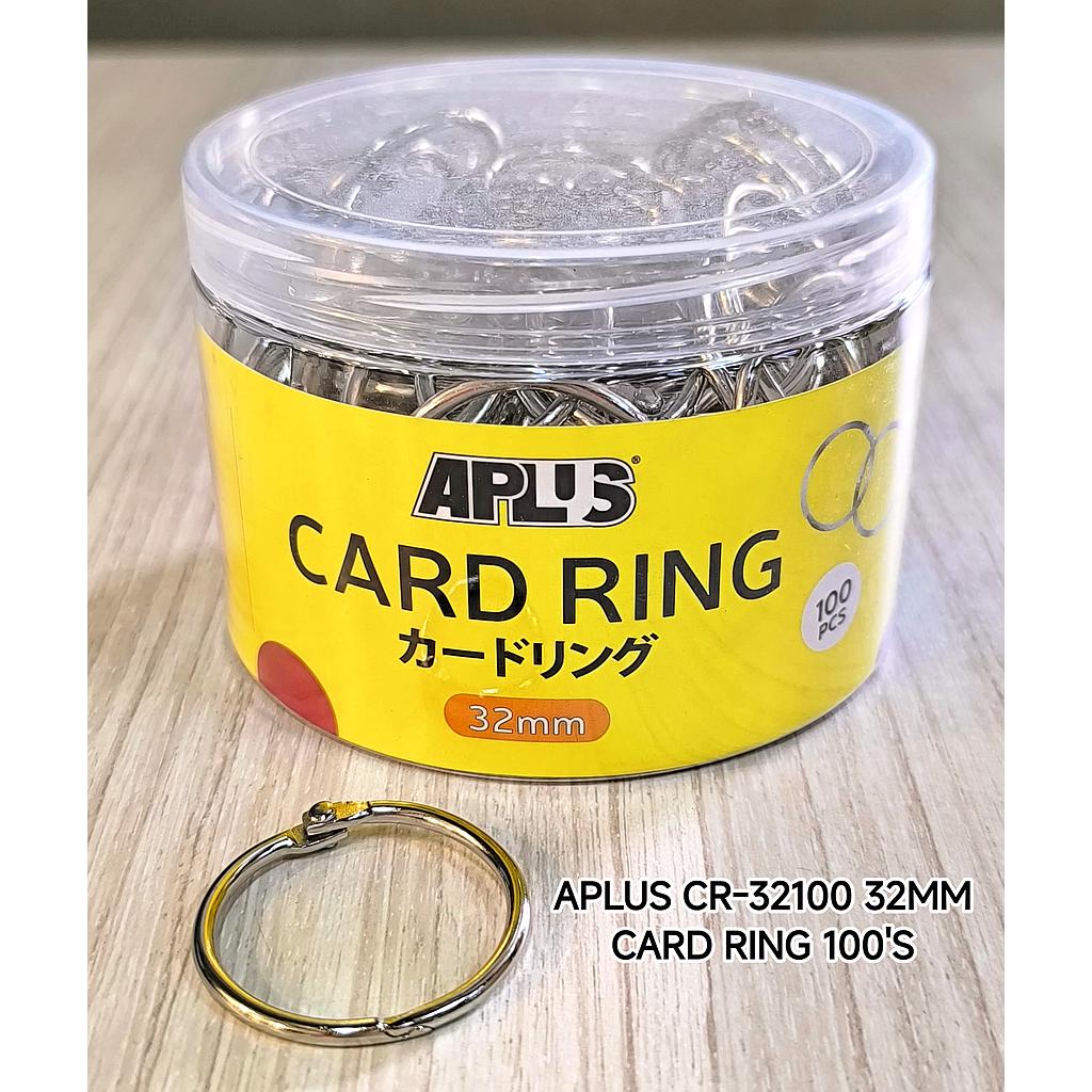 APLUS CR-32100 32MM CARD RING 100'S