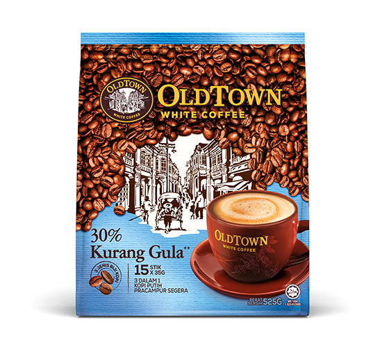 OLDTOWN WHITE COFFEE 3 IN 1 (LESS SUGAR) - 35G X 15'S