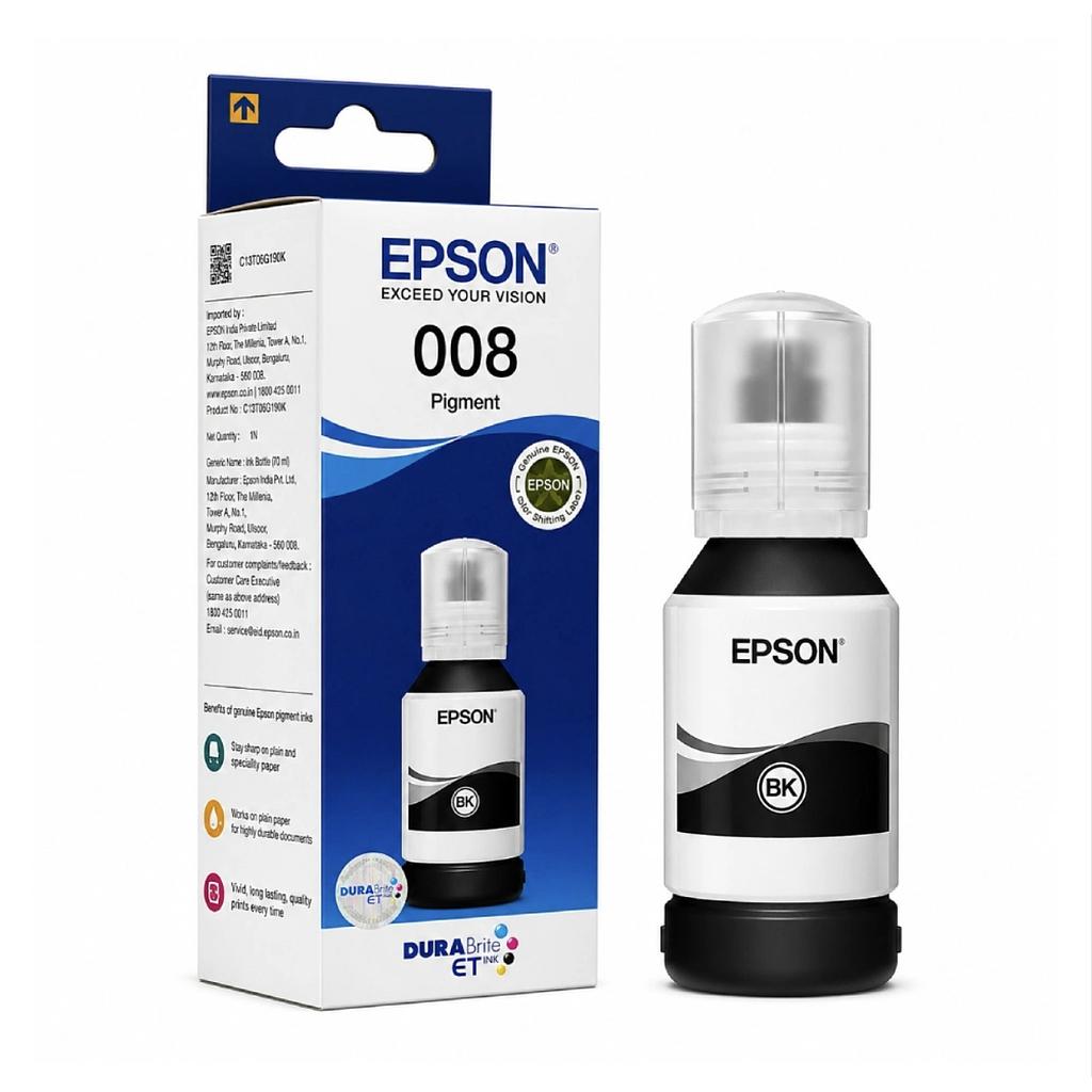 EPSON T06G100 BLACK INK BOTTOL 127ML (008) #