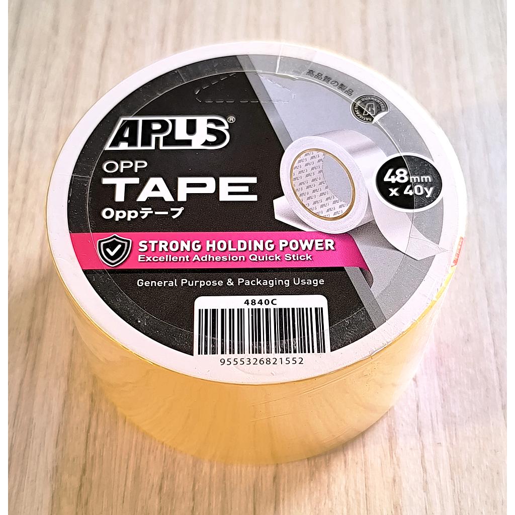 APLUS OPP TAPE CLEAR - 48MM X 40Y