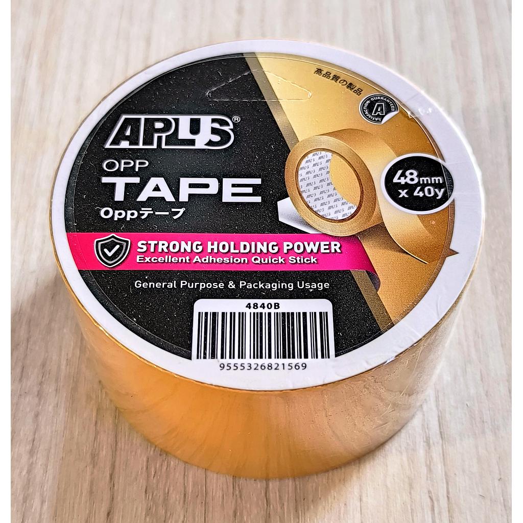 APLUS OPP TAPE BROWN - 48MM X 40Y