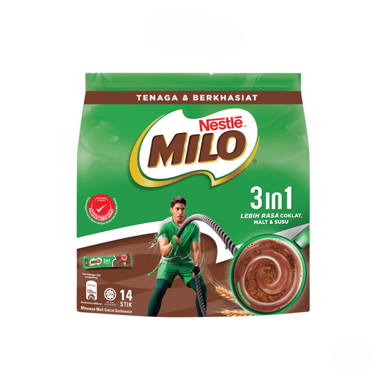 MILO ACTIV-GO 3 IN 1 - STICK PACK (14'Sx33G)