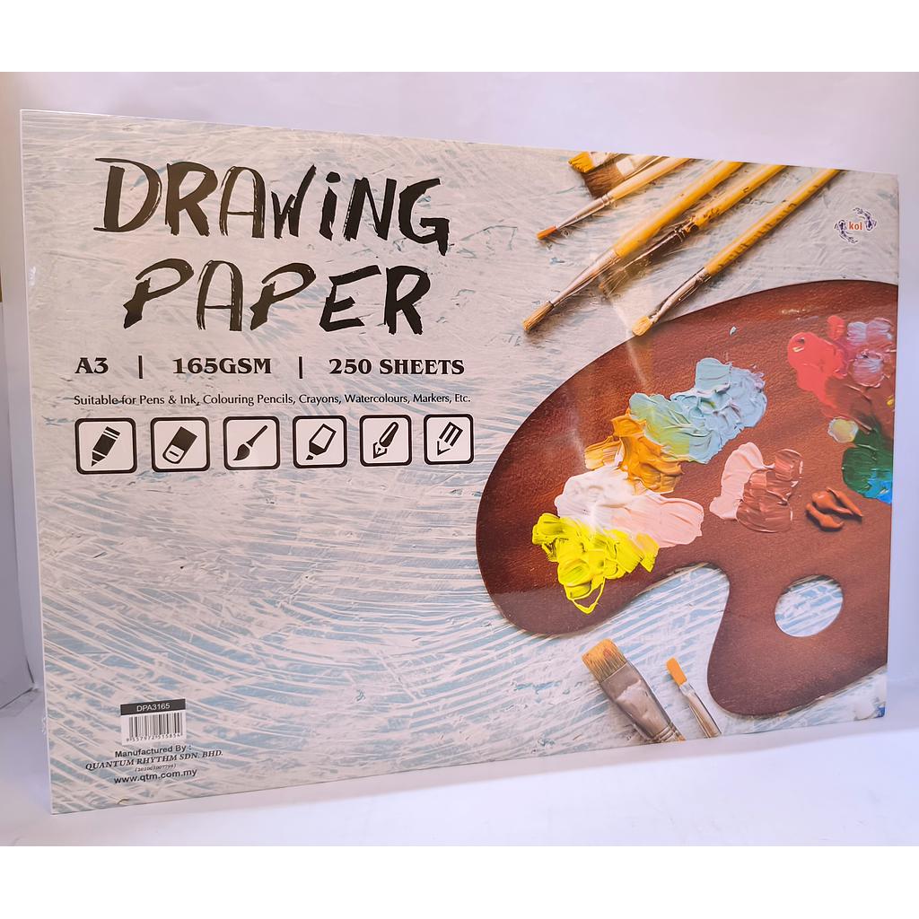 FAMOSA DPA3165 A3 165GSM DRAWING PAPER 250'S 