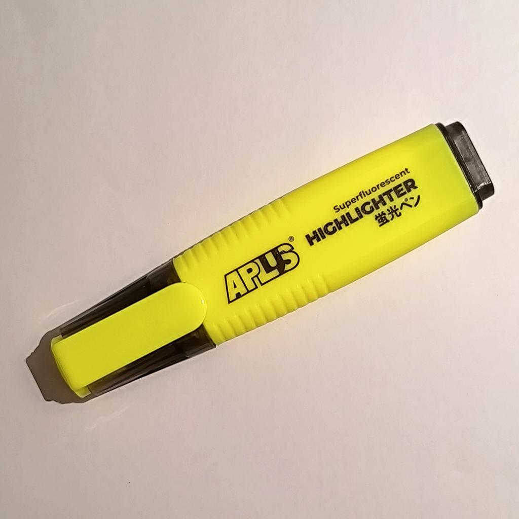 APLUS AH601 HIGHLIGHTER - YELLOW
