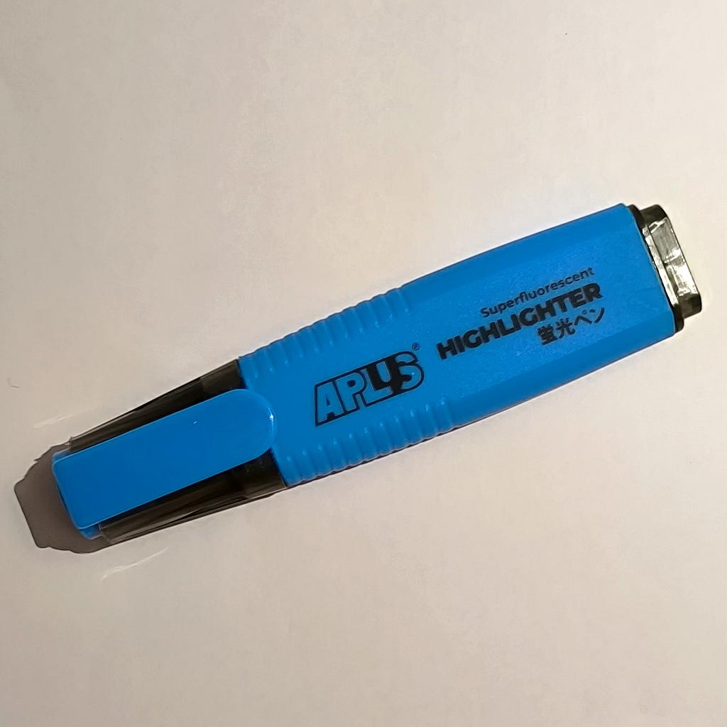 APLUS AH601 HIGHLIGHTER - BLUE