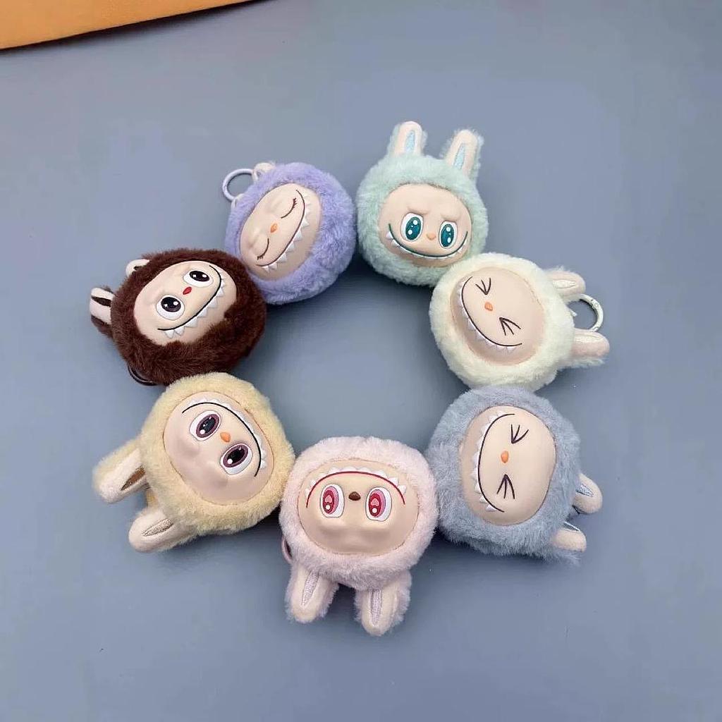 LABUBU PLUSH TOY VINYL FACE 4" KEY CHAIN 