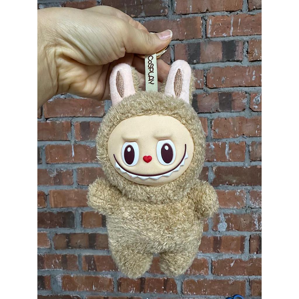 LABUBU PLUSH TOY VINYL FACE 7" KEY CHAIN  