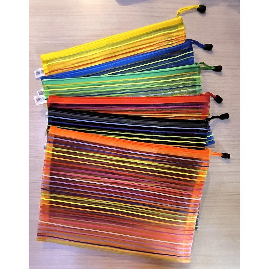 A4 RAINBOW ZIPPER BAG