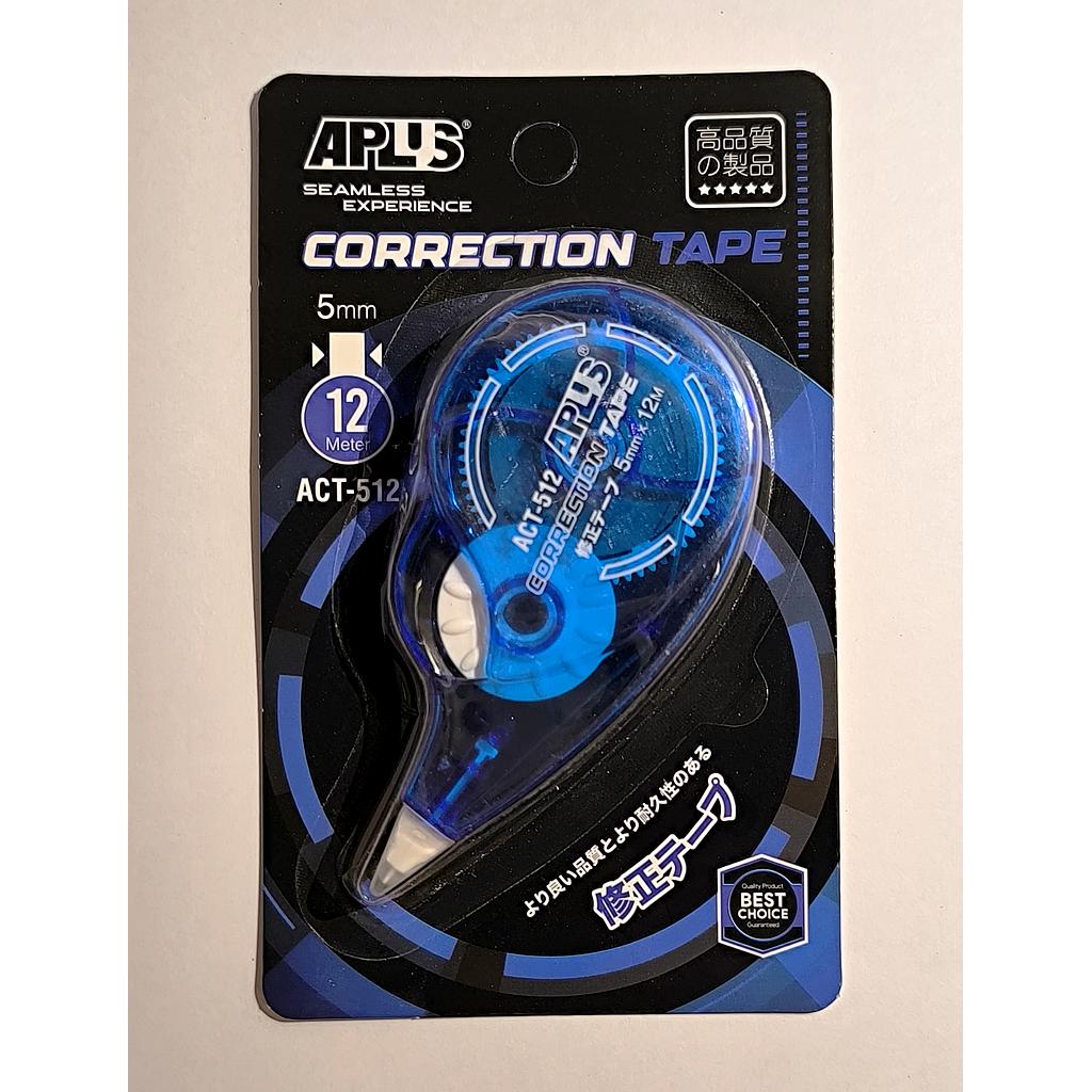 APLUS ACT-512 CORRECTION TAPE - 5MM X 12M