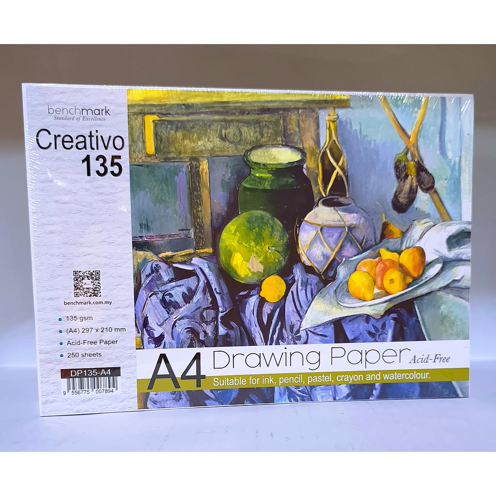 STANDARD DP135-A4 A4 135GM DRAWING PAPER 250'S