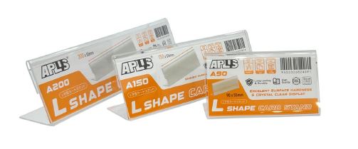 APLUS A150 L SHAPE CARD STAND 150MM X 55MM