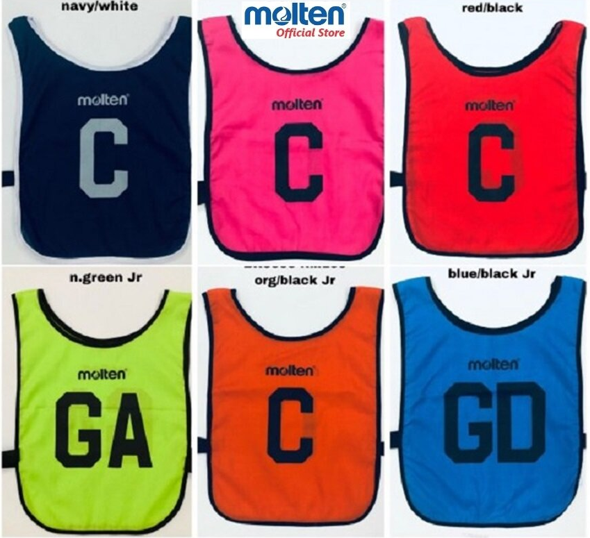 MOLTEN BT-6088 NETBALL BIBS-SINGLE COLOR-KIDS
